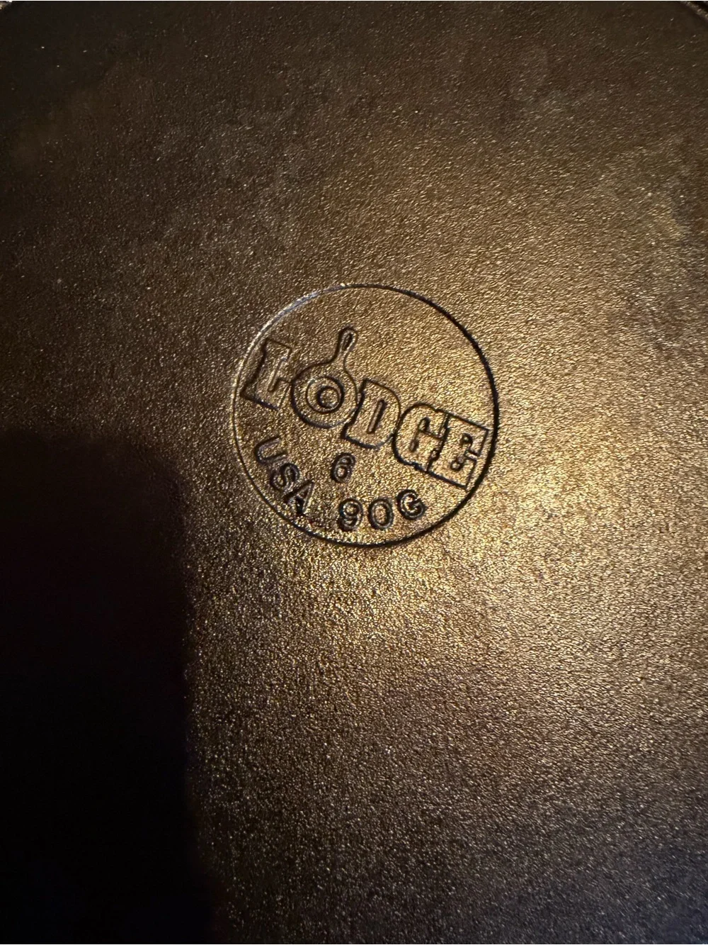 Seasoned Black Cast Iron Crepe and Griddle Pan